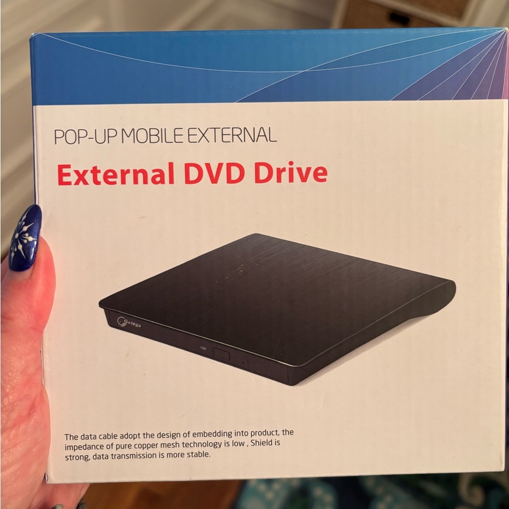 Black External DVD Drive